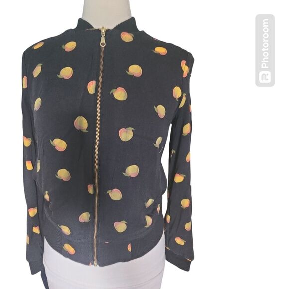 ALTERNATIVE PEACHES ๐ BOMBER JACKET - M - Picture 3 of 8
